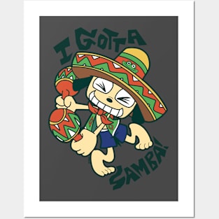 Samba de Parappa! (Parappa the rapper x samba de amigo) Posters and Art